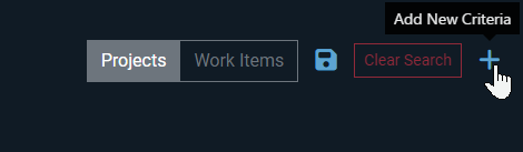 Where to find the Add New Criteria button